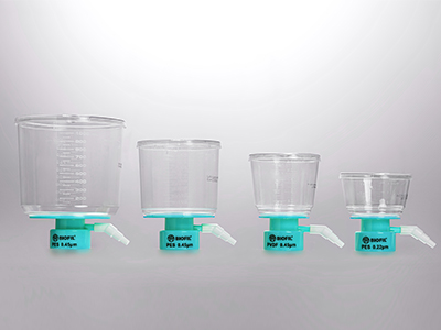 提供多种膜材质以及多种规格（150mL、250mL、500mL、1000mL），满足客户不同实验需求