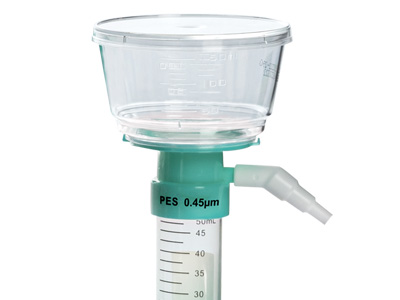 50mm直径膜，外置抽真空接口，可直接过滤至50mL离心管中，减少不必要的移液步骤